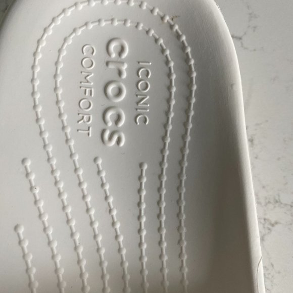 NWT Crocs Classic Slide White Summer Men\'s Sandals Size 6 main image 8